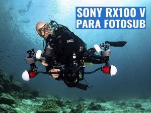 SONY RX100 V para fotografía submarina