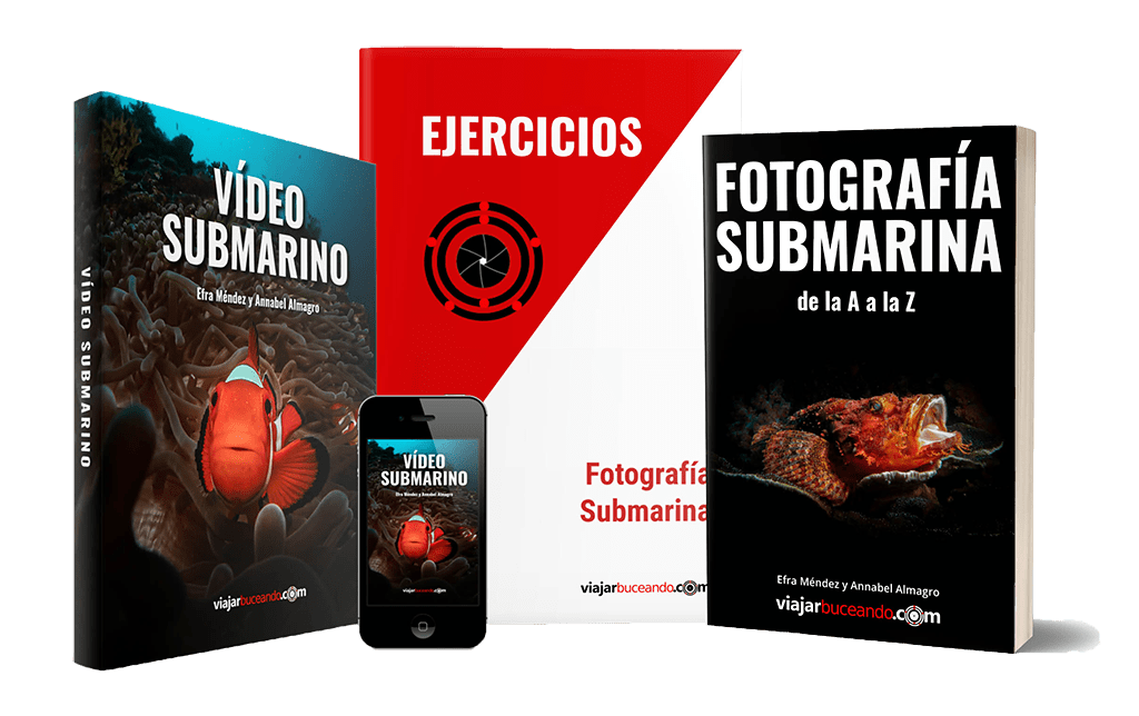 pack libros imagen submarina